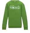 Детский Свитшот Тыковки Лаймовый Детский Свитшот Тыковки Лаймовый фото