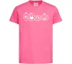 Детская футболка Тыковки Ярко-розовый Детская футболка Тыковки Ярко-розовый фото
