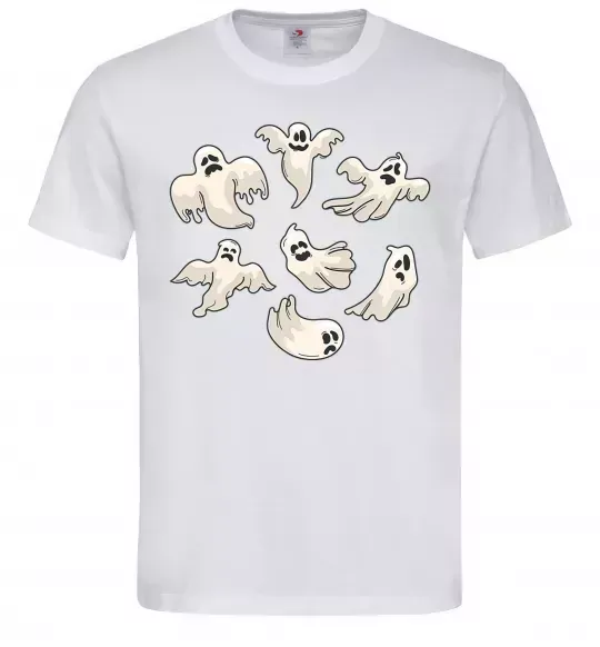 Чоловіча футболка Привидения Білий фото