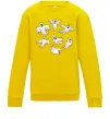Детский Свитшот Привидения Солнечно желтый фото