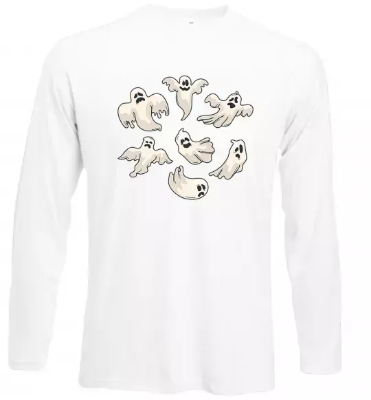 Лонгслів Привидения Білий фото