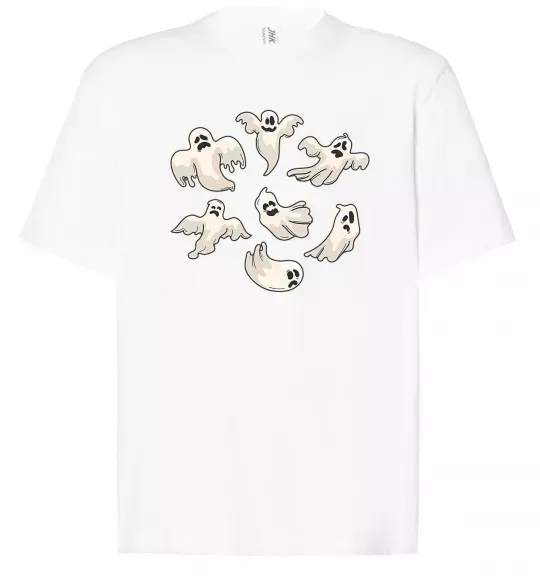 Футболка Оверсайз Привидения Белый фото