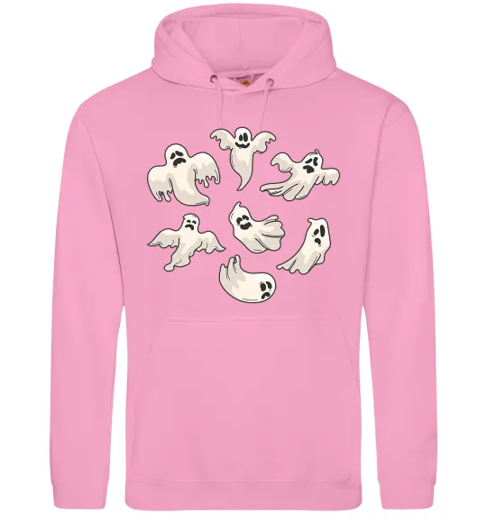 Мужская толстовка (худи) Привидения Розовый фото