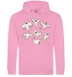 Женская толстовка (худи) Привидения Розовый фото