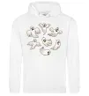 Жіноча толстовка (худі) Привидения Білий фото