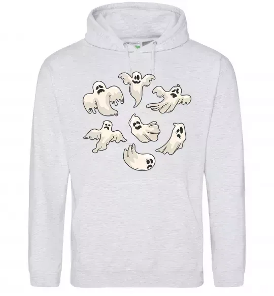 Жіноча толстовка (худі) Привидения Сірий меланж фото