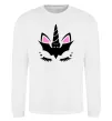 Свитшот Bat unicorn Белый фото