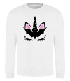 Світшот Bat unicorn Білий фото
