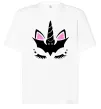 Футболка Оверсайз Bat unicorn Білий фото