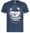 Чоловіча футболка Hello scary Темно-синій фото