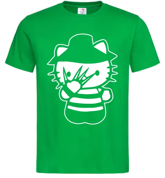 Чоловіча футболка Hello scary Зелений фото