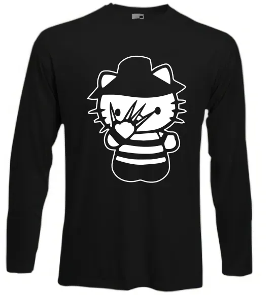 Лонгслив Hello scary Черный фото