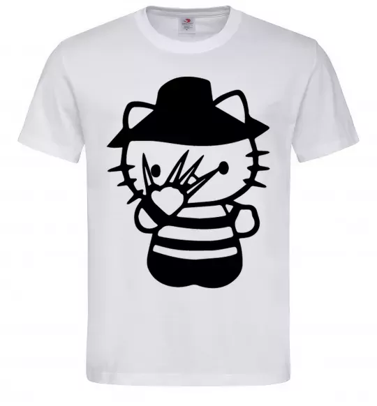 Чоловіча футболка Hello scary Білий фото