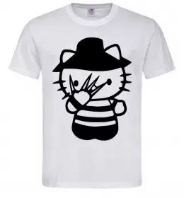 Мужская футболка Hello scary Белый фото