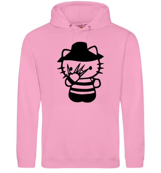 Мужская толстовка (худи) Hello scary Розовый фото