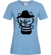 Женская футболка Hello scary Голубой Женская футболка Hello scary Голубой фото