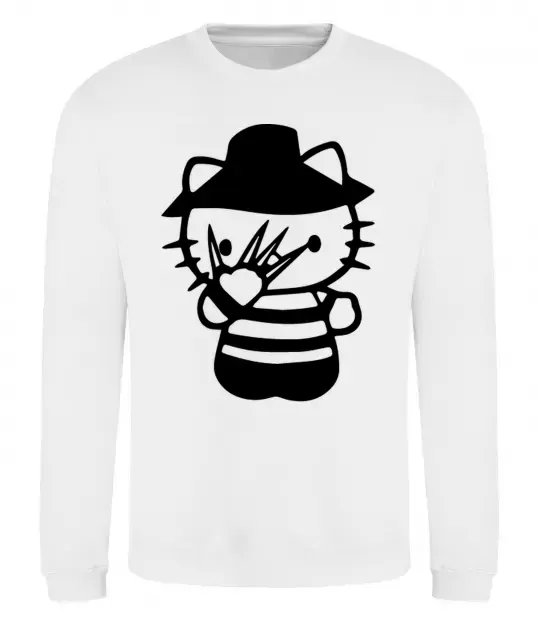 Свитшот Hello scary Белый фото