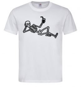 Чоловіча футболка Skeleton chilling Чоловіча футболка Skeleton chilling