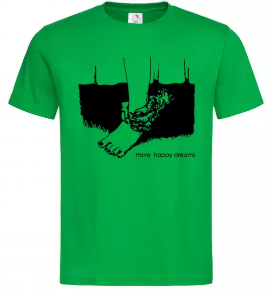 Чоловіча футболка Have happy dreams Зелений фото
