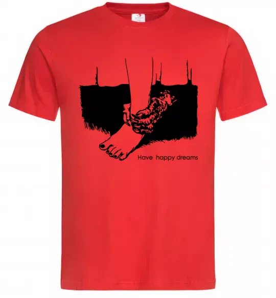 Чоловіча футболка Have happy dreams Червоний фото