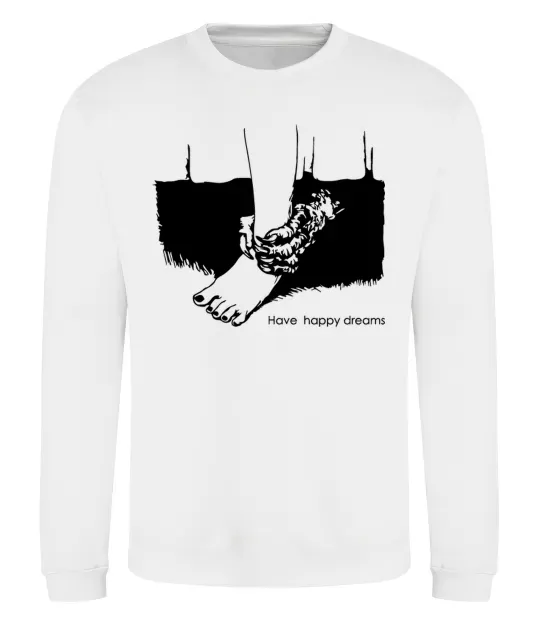 Свитшот Have happy dreams Белый фото