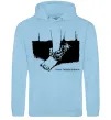 Мужская толстовка (худи) Have happy dreams Голубой фото
