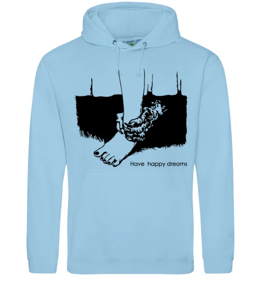 Жіноча толстовка (худі) Have happy dreams Блакитний фото