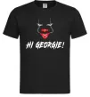 Чоловіча футболка Hi, Georgie! Чорний Чоловіча футболка Hi, Georgie! Чорний фото