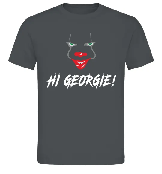 Чоловіча футболка Hi, Georgie! Графіт фото