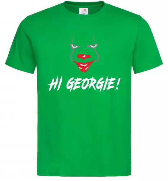 Чоловіча футболка Hi, Georgie! Зелений фото