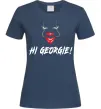 Женская футболка Hi, Georgie! Темно-синий Женская футболка Hi, Georgie! Темно-синий фото
