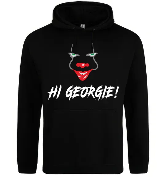 Женская толстовка (худи) Hi, Georgie! Черный фото