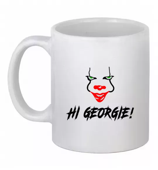 Чашка керамічна Hi, Georgie! Білий фото