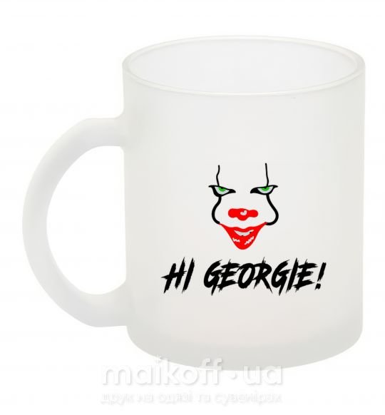 Чашка скляна Hi, Georgie! Фроузен фото