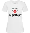 Женская футболка Hi, Georgie! Белый Женская футболка Hi, Georgie! Белый фото