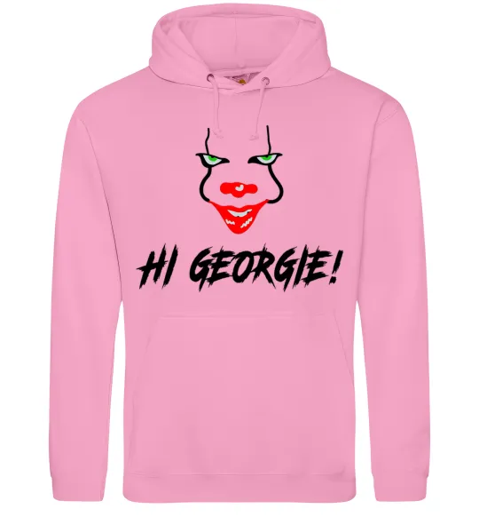 Чоловіча толстовка (худі) Hi, Georgie! Рожевий фото