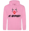 Чоловіча толстовка (худі) Hi, Georgie! Рожевий фото