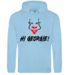 Чоловіча толстовка (худі) Hi, Georgie! Блакитний фото