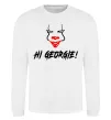 Свитшот Hi, Georgie! Белый фото