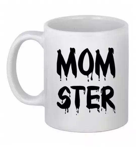 Чашка керамічна Momster Білий фото