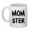 Чашка керамічна Momster Білий фото