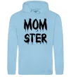 Жіноча толстовка (худі) Momster Блакитний фото