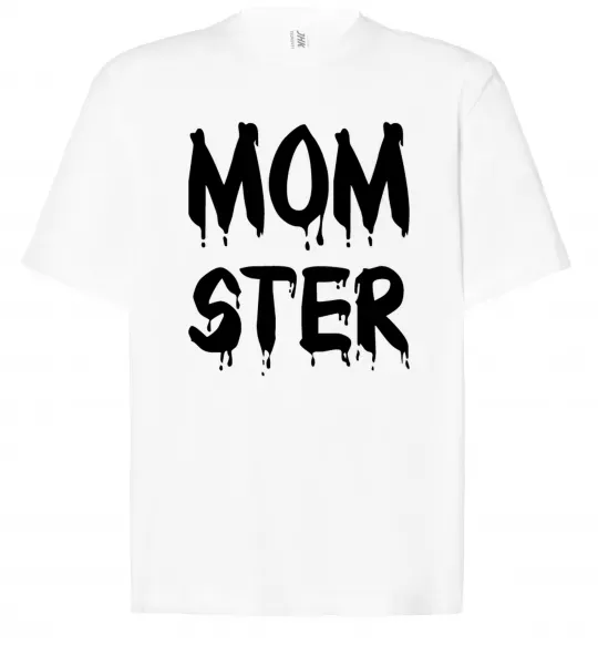 Футболка Оверсайз Momster Білий фото