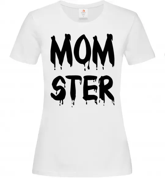 Женская футболка Momster Белый фото