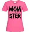 Женская футболка Momster Ярко-розовый фото