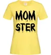 Женская футболка Momster Лимонный фото