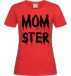 Женская футболка Momster Красный фото