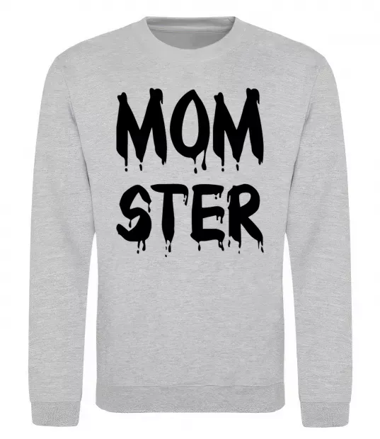 Світшот Momster Сірий меланж фото