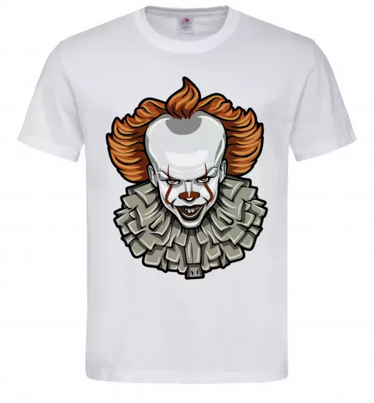 Чоловіча футболка Оно клоун Білий фото