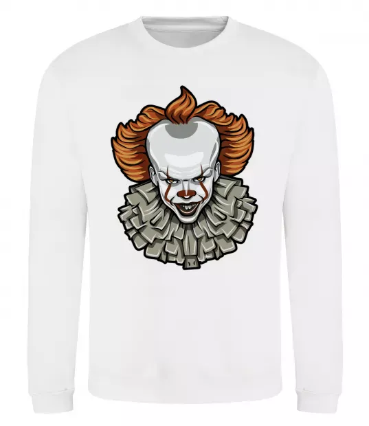 Свитшот Оно клоун Белый фото